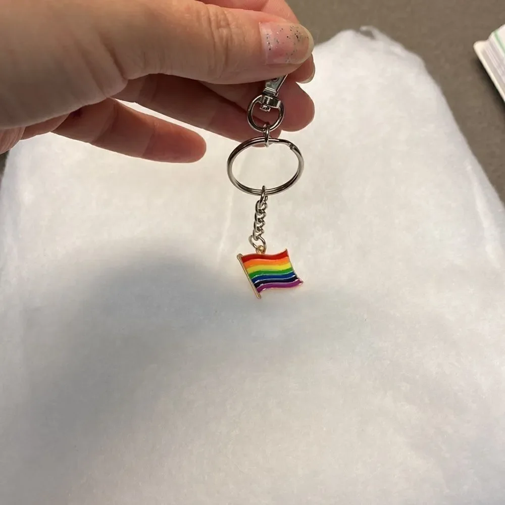 Pride Pendant Charm Lobster Claw Keychain Purse Pendant Charm Shoe Pendant Charm - Picture 3 of 3